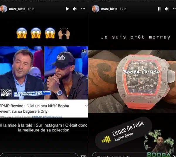 Marc Blata accable Booba et l accuse de ne pas poss der ses voitures