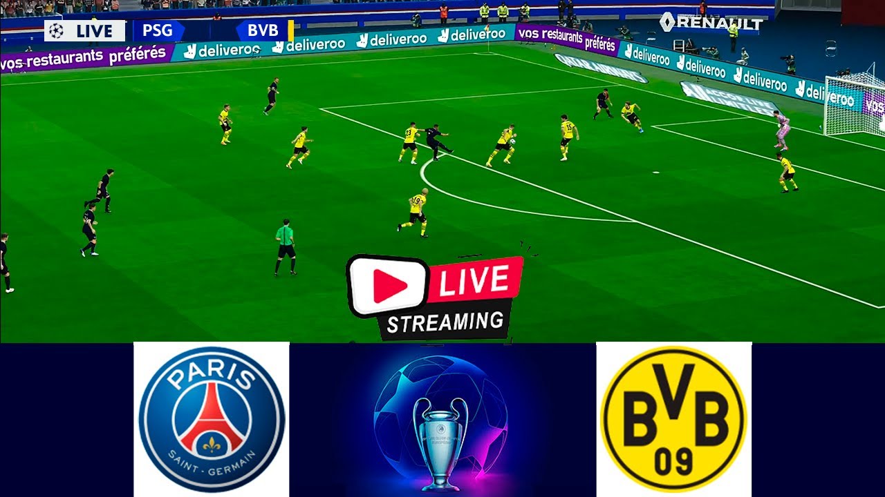 PSG Vs Borussia Dortmund En Streaming Live Direct